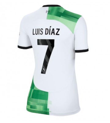 Liverpool Luis Diaz #7 Replica Away Stadium Shirt for Women 2023-24 Short Sleeve